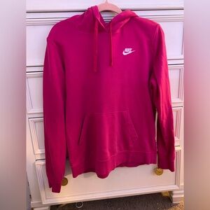 Hot pink Nike hoodie
Women’s Large
Rarely been worn